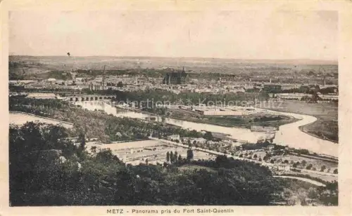 AK / Ansichtskarte METZ  57 Moselle Panorama vue prise du Fort Saint-Quentin