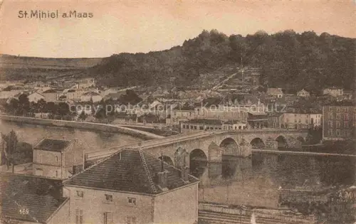 AK / Ansichtskarte St Mihiel Maas Commercy 55 Meuse Vue générale et le pont