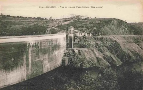 AK / Ansichtskarte Eguzon-Chantome La Chatre 36 Indre Vue en amont d'une écluse