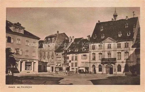 AK / Ansichtskarte Altkirch 68 Haut-Rhin Motiv im Zentrum Brunnen