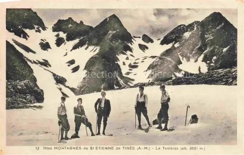 AK / Ansichtskarte St-Etienne-de-Tinee NICE 06 Alpes-Maritimes Hautes montagnes Le Tenibras Sport d'hiver