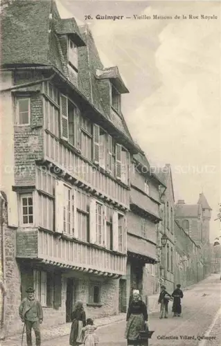 AK / Ansichtskarte QUIMPER 29 Finistere Vieilles maisons de la Rue Royale