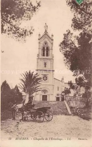 AK / Ansichtskarte HYERES-les-Palmiers HYERES-les-Salins 83 Var Chapelle de l'Ermitage
