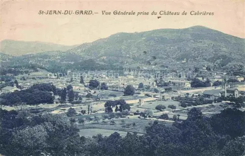 AK / Ansichtskarte St-Jean-du-Gard ALES 30 Gard Vue générale prise du Château de Cabrières