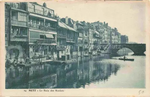 AK / Ansichtskarte METZ  57 Moselle Le Bain des Roches