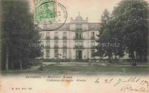 AK / Ansichtskarte Kestenholz Chatenois Selestat-Erstein 67 Bas-Rhin Chatenois les bains