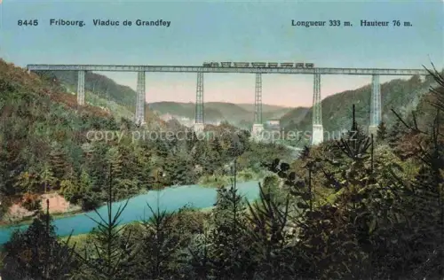 AK / Ansichtskarte Fribourg 57 Moselle Viaduc de Grandfey