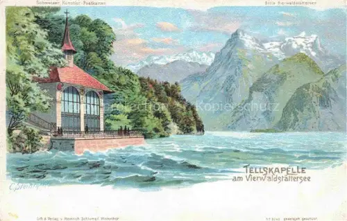 AK / Ansichtskarte Vierwaldstaettersee Vierwaldstaedtersee SZ Tellskapelle