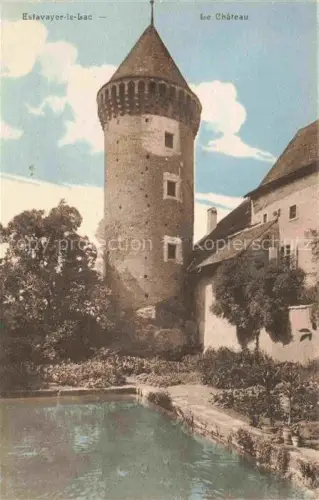 AK / Ansichtskarte Estavayer -le-Lac FR Le Chateau