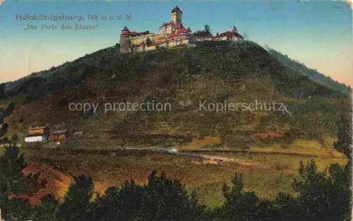 AK / Ansichtskarte Hohkoenigsburg Haut-Koenigsbourg Panorama Feldpost