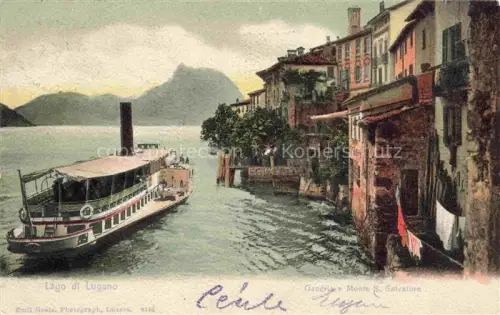 AK / Ansichtskarte Gandria Lago di Lugano e Monte San Salvatore