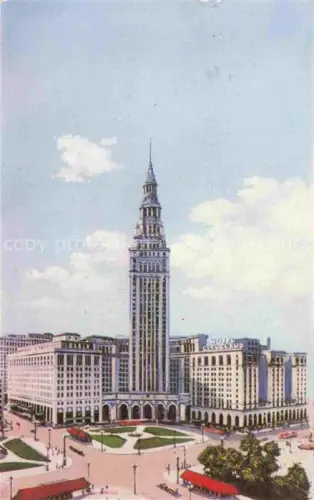 AK / Ansichtskarte CLEVELAND  Ohio USA Hotel Cleveland and Terminal Tower