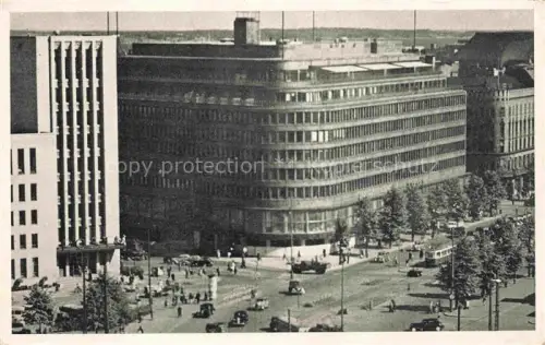 AK / Ansichtskarte HELSINKI Helsingfors Suomi Central Postoffice and the Soko's Building