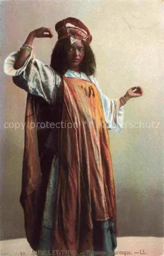 AK / Ansichtskarte Mauresques Types Tradition Danseuse d'Mauresque