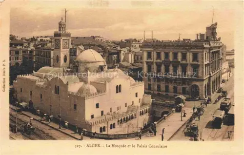 AK / Ansichtskarte ALGER  Algerie La Mosque et le Palais Consulaire