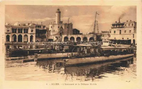AK / Ansichtskarte ALGER  Algerie Amiraute et la Defense Mobile