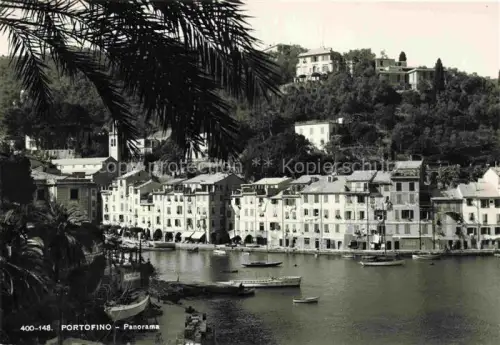 AK / Ansichtskarte PORTOFINO Liguria IT Panorama Hafen