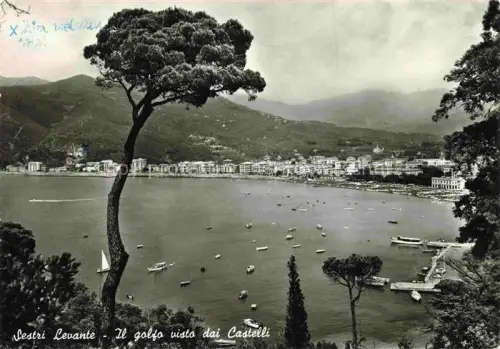 AK / Ansichtskarte SESTRI LEVANTE Liguria IT Il golfo visto dai castelli
