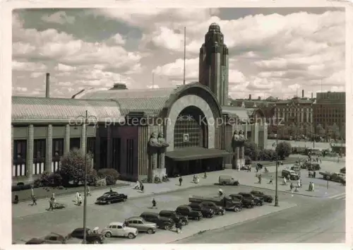 AK / Ansichtskarte HELSINKI Helsingfors Suomi Railway Station
