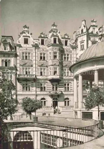 AK / Ansichtskarte KARLOVY VARY Karlsbad CZ Lazensky dum Split