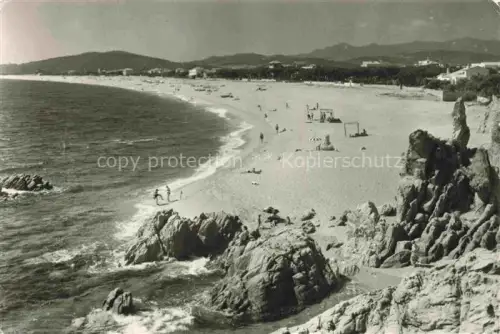 AK / Ansichtskarte Playa d Aro Girona Cataluna ES Panorama Strand
