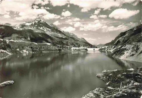 AK / Ansichtskarte Tignes-les-Boisses Albertville 73 Savoie Le Barrage Lac Dôme de la Sache et le Mont Pourri