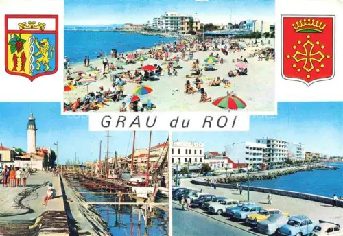 AK / Ansichtskarte Grau-du-Roi NIMES 30 Gard La plage Port Promenade