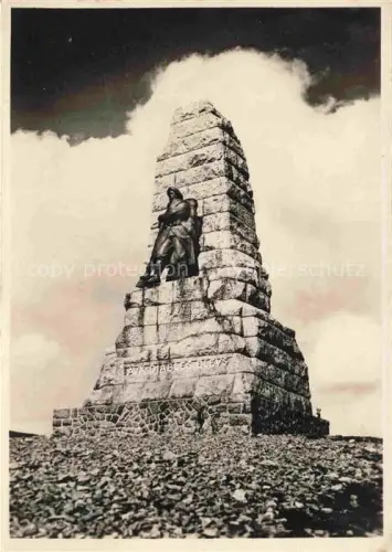 AK / Ansichtskarte Grand-Ballon Grosser Belchen 1424m Guebwiller 68 Haut-Rhin Monument aux Diables Bleus