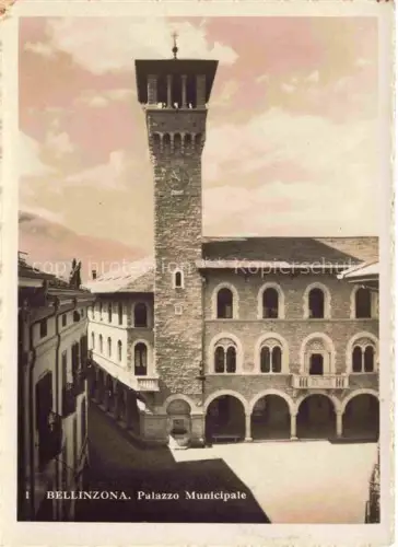 AK / Ansichtskarte BELLINZONA TI Palazzo Municipale