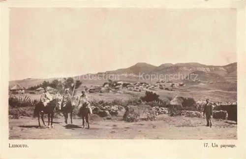 AK / Ansichtskarte Lessouto Lesotho Un paysage