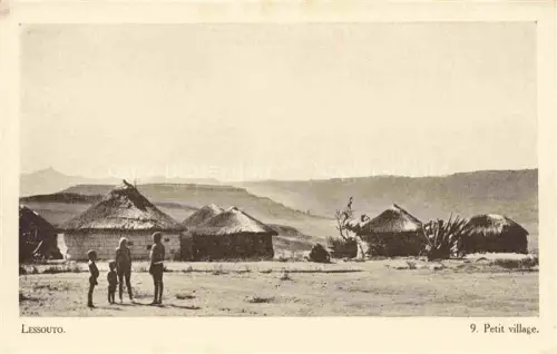 AK / Ansichtskarte Lessouto Lesotho Petit village