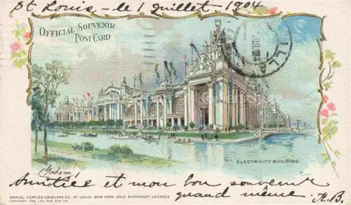 AK / Ansichtskarte ST LOUIS Missouri (MO) USA Electricity Building
