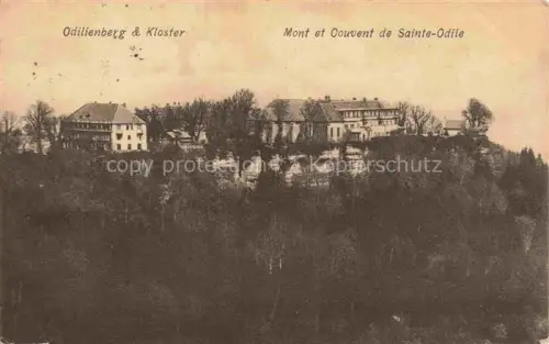 AK / Ansichtskarte Odilienberg Mont-Ste-Odile St 67 Bas-Rhin Mont et Couvent de Sainte Odile