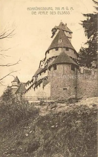 AK / Ansichtskarte Hohkoenigsburg Haut-Koenigsbourg Ansicht