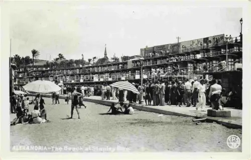 AK / Ansichtskarte ALEXANDRIA  Alexandrie Egypt The Beach at Stanley Bay