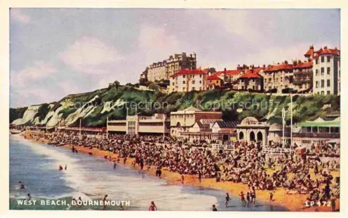 AK / Ansichtskarte BOURNEMOUTH UK West Beach