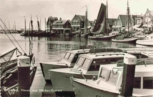 AK / Ansichtskarte VOLENDAM NL Haven met Marken Express