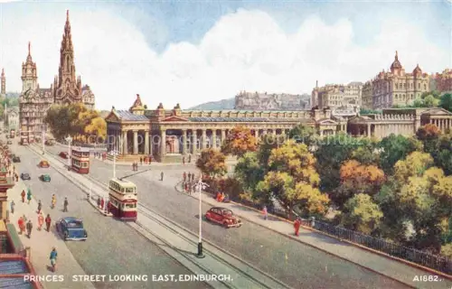 AK / Ansichtskarte EDINBURGH  SCOTLAND UK Princes Street Looking East