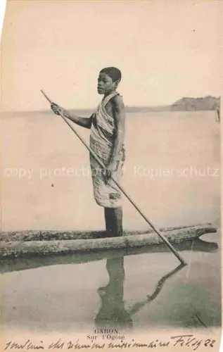 AK / Ansichtskarte Gabon Gabun Sur l'Ogoue