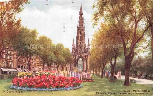 AK / Ansichtskarte EDINBURGH  SCOTLAND UK Scott Monument Princes Streer Gardens