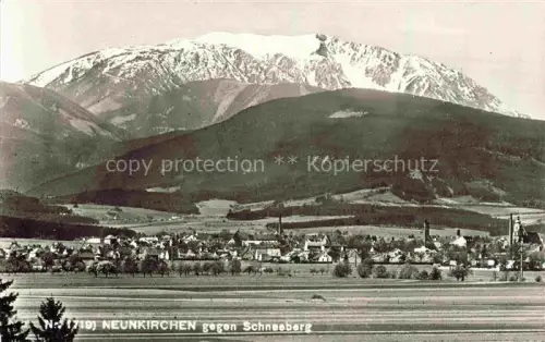 AK / Ansichtskarte Neunkirchen Schneeberg Niederoesterreich AT Panorama