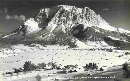 AK / Ansichtskarte Lermoos Tirol AT Ehrwald Zugspitzmassiv