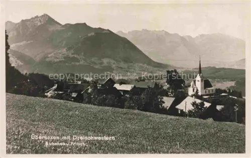 AK / Ansichtskarte uebersaxen Vorarlberg AT Dreischwestern