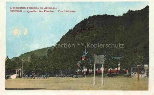 AK / Ansichtskarte Treves  TRIER Rheinland-Pfalz Quartier des Flandres vue intérieur l'occupation Francaise en Allemange