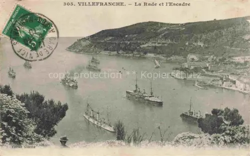 AK / Ansichtskarte Villefranche -sur-Mer NICE 06 Alpes-Maritimes La Rade et l'Escadre