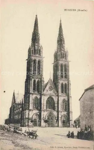 AK / Ansichtskarte Munster Chateau-Salins 57 Moselle Stiftskirche Saint Nikolas