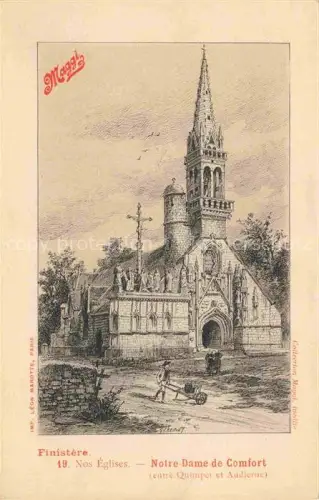 AK / Ansichtskarte Comfort Notre-Dame-de QUIMPER 29 Finistere Eglise Notre Dame de Comfort Collection Maggi Finistère 19. Nos Eglises Kuenstlerkarte