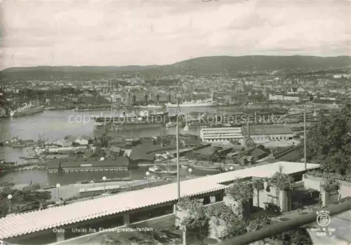 AK / Ansichtskarte OSLO  Norge Utsikt fra Ekebergrestauranten