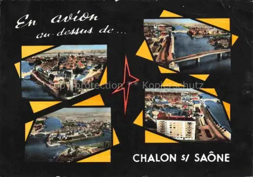 AK / Ansichtskarte CHALON-SUR-SAONE 71 Saone-et-Loire Fliegeraufnahmen
