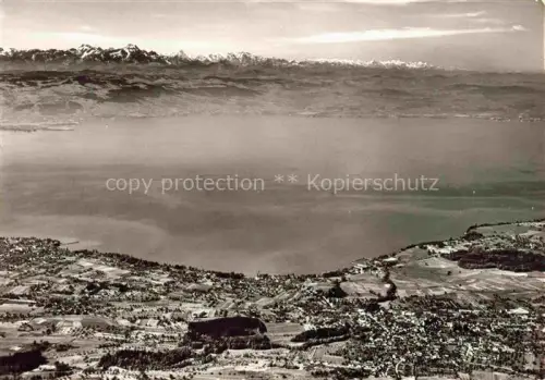 AK / Ansichtskarte Kressbronn Bodensee BW Fliegeraufnahme mit Allianz Erholungsheim Sonnenhof 